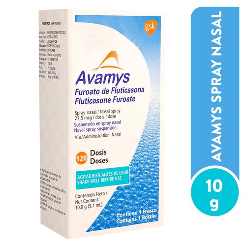 Spray Nasal Glaxosmithlike Avamys Dosis 120
