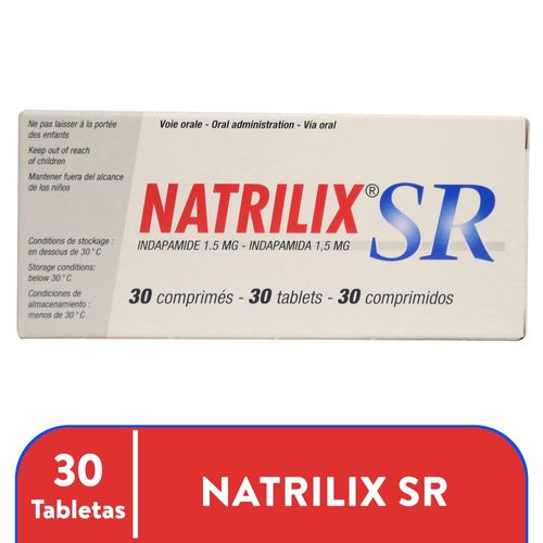 Natrilix caja 30 comprimidos - Precio indicado por caja