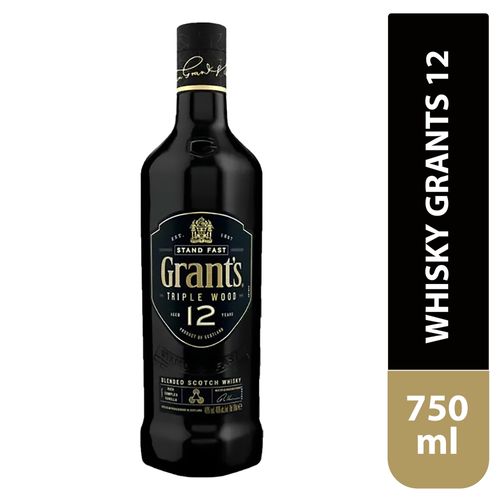 Whisky Grant's triple wood 12 años - 750 ml