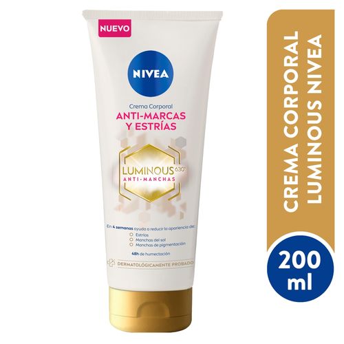 Crema corporal Nivea luminous estrías - 200 ml