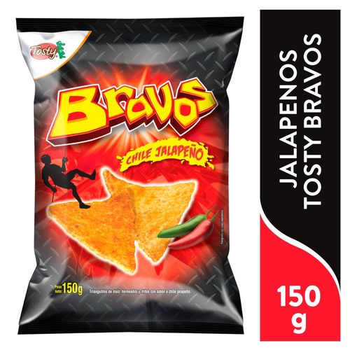 Snacks Marca Tosty Jalapeños - 150 g