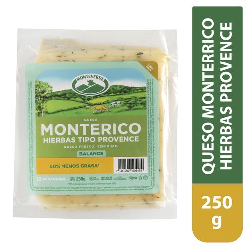 Queso Monte Rico hierbas tipo provence - 250 g