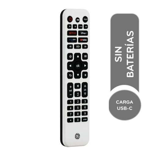 Control Remoto General Electric Universal Recargable por Usb C 80984