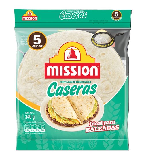 Tortilla Mission Casera De Trigo - 340 g