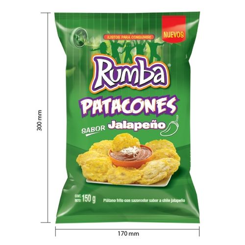 Patacones Rumba jalapeño - 150 g