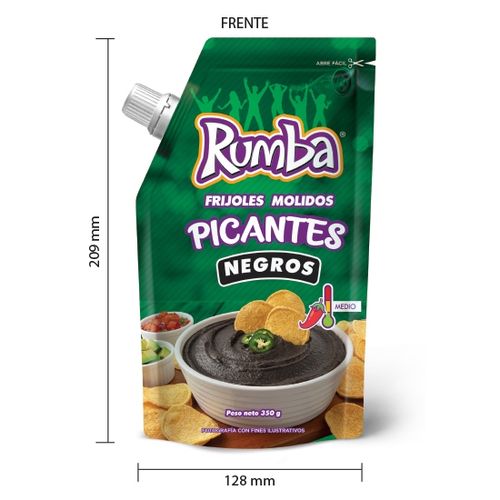 Frijol Rumba Molido negro chile - 350 g