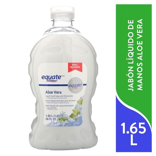 Jabón Equate Líquido Man Aloe Vera Repuesto -1650 ml