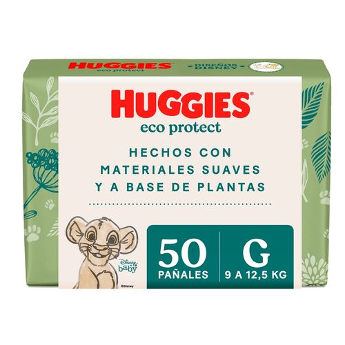 Pañales Huggies Eco Protect Etapa 3/G - 50 Unidades