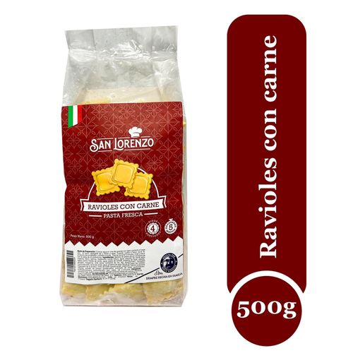 Ravioles San Lorenzo con carne 500 g
