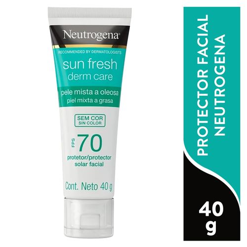 Protector Facial Neutrogena sin tono Fps 70 -  40 g