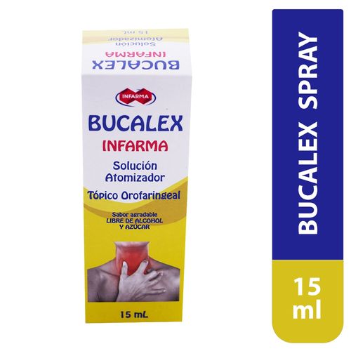 Spray bucal Infarma Bucalex - 15 ml