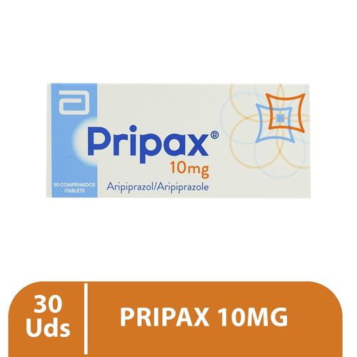 Pripax 10 mg caja 30 comprimidos - Precio indicado por caja