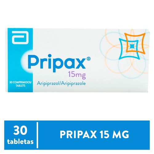 Pripax 15 mg caja 30 comprimidos - Precio indicado por caja