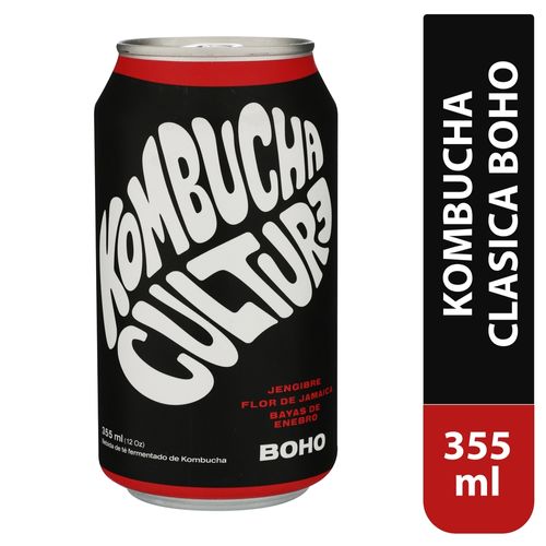 Bebida alcohólica Kombucha clásica boho en lata  - 355 ml