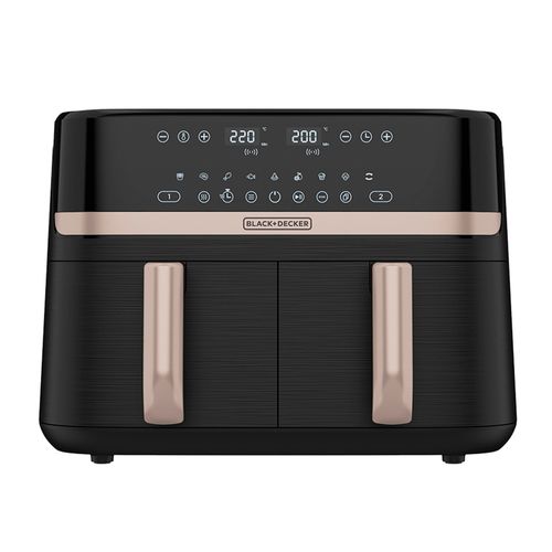 Freidora De Aire Black & Decker Doble 9