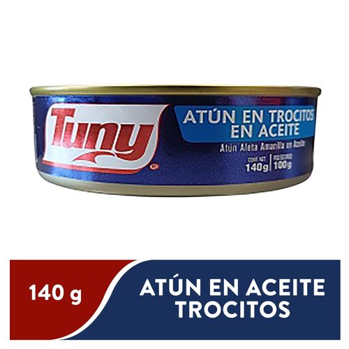 Atun Tuny Aceite Trocitos Lata 140gr