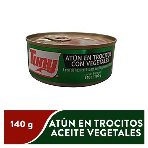 Atun Tuny Trocitos Aceit Vegetales 140gr