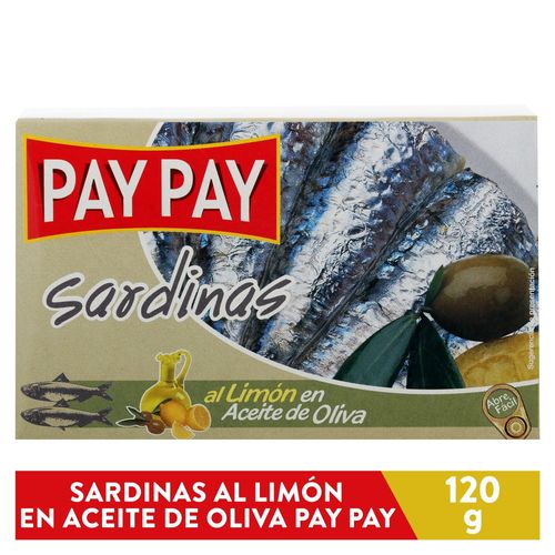 Sardina Pay Pay Oliva Limon 120gr