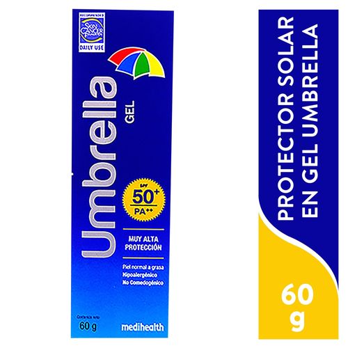 Protector solar Umbrella gel FPS 50 - 60 g