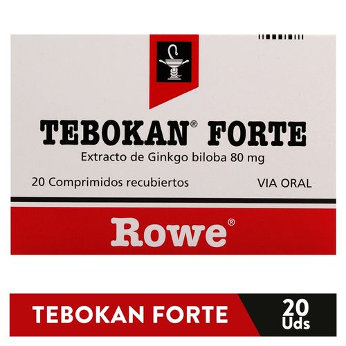 Tebokan Forte 80 Mg X20 Cápsulas