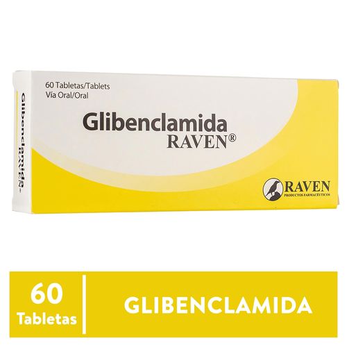 Glibenclamida Raven 5 Mg, Precio indicado por unidad