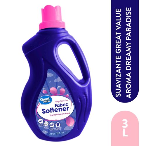 Suavizante Great Value Cuidado Avanzado Aroma Dreamy Paradise - 3000 ml