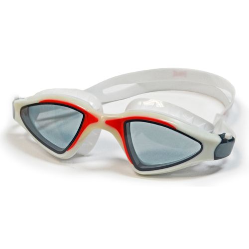 Lente De Natación Everlast Raptor Adulto Blanco Con Rojo