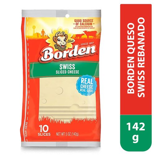 Queso Borden Suizo Rebanado - 142 g