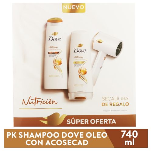 Pk Shampoo Dove Oleo Con Aco 740ml Secad