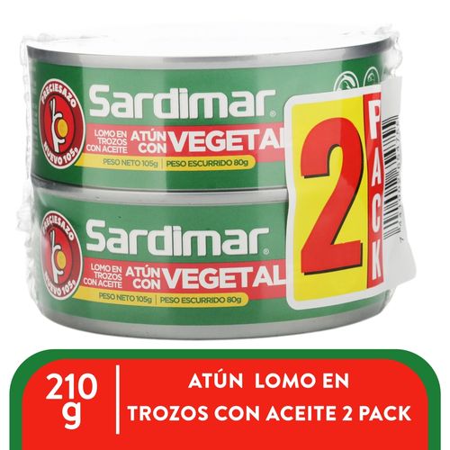 Atun Sdm Vegetales 2pack 210 Gr