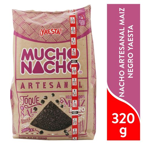 Nacho Artesanal Maiz Negro Yaesta 320g