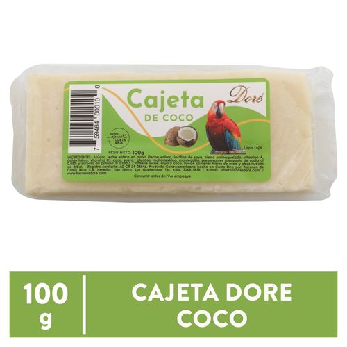 Cajeta Doré de coco - 100 g