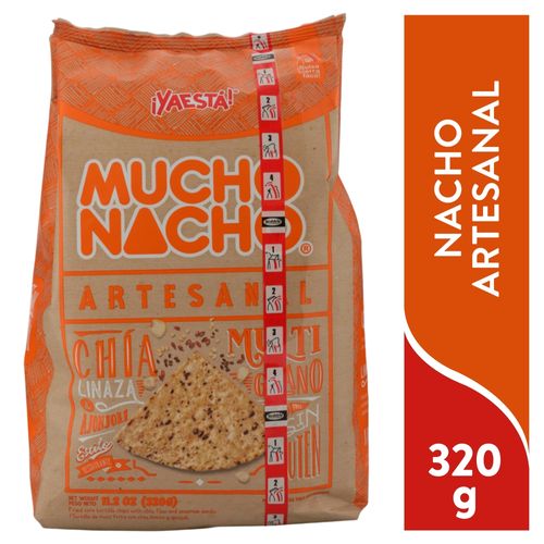 Snack YaEstá Mucho Nacho Artesanal Chía - 320 g