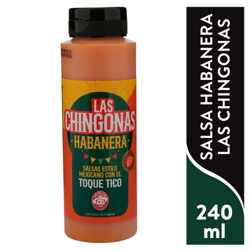 Salsa Para Pasta y Pizza Tio Pelon Salsa Habanera Chingona Tio Pelon 240ml