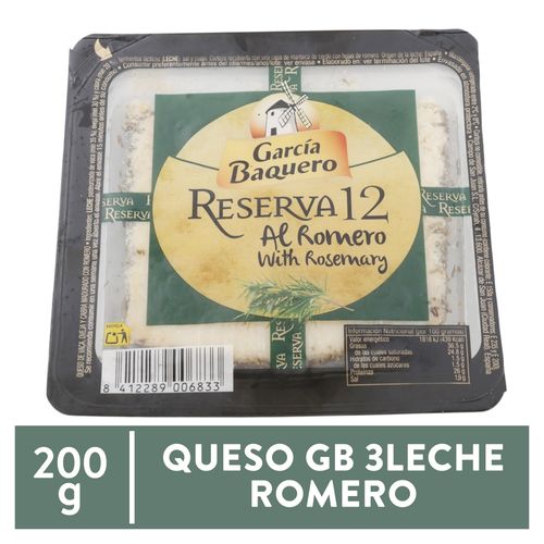 Más Quesos Signature Queso Gb 3leche Romero 200 g