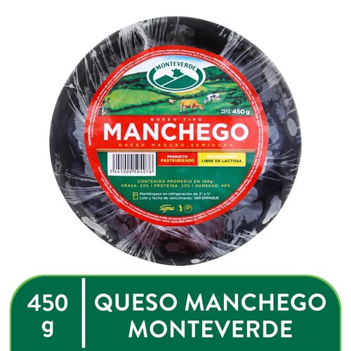 Queso Monteverde manchego - 450 g