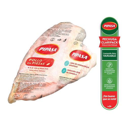 Pechuga Pipasa Claripack - 1000 kg
