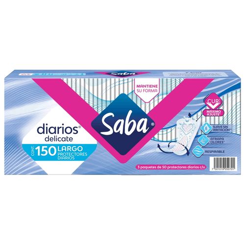 Protector diario Saba largos -150 uds