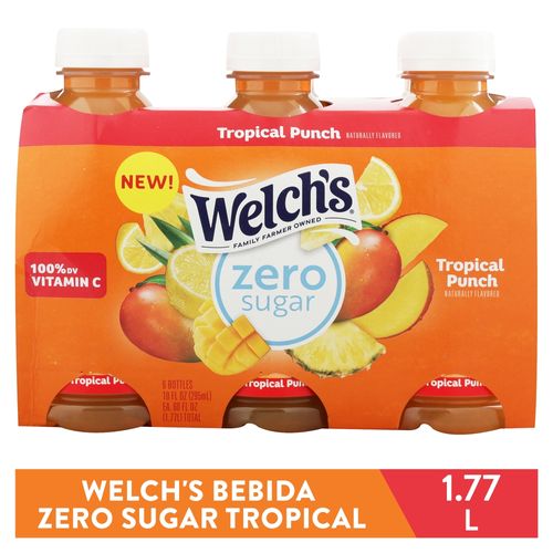Jugo Welchs Tropial Zero 6pk 1776ml