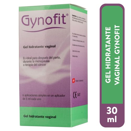 Gel hidratante vaginal Gynofit 5 ml caja 1 aplicador - Precio indicado por caja