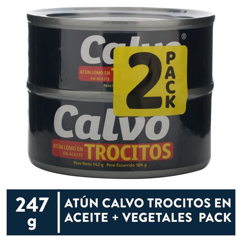 Atun Calvo Trocitos 2 Pack - 247 g