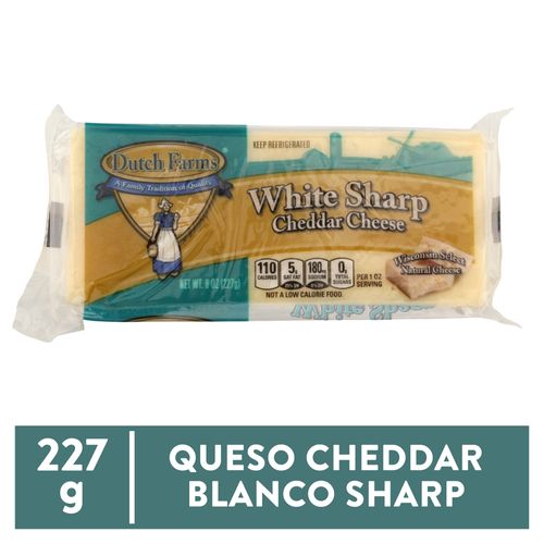 Queso Cheddar Blanco Df 227 G