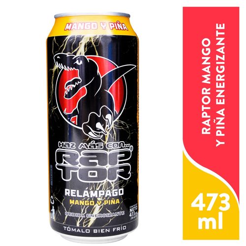 Bebida Energiza Relamp Raptor Lat 473 ml
