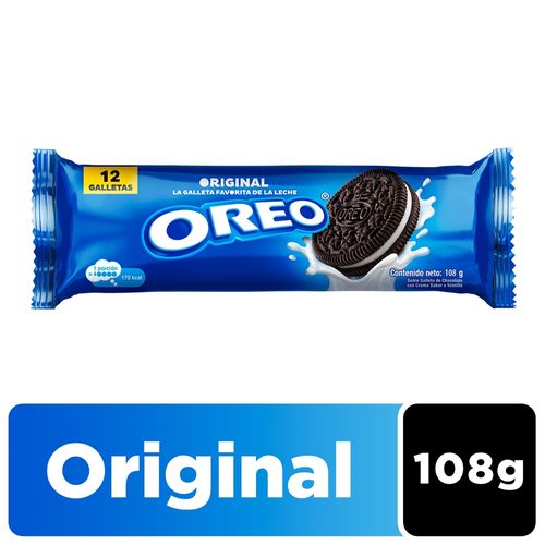 Galleta Oreo de chocolate tubo - 108 g