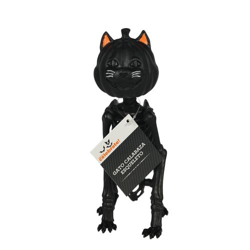 Gato Calabaza Seasons HK esqueleto decorativo