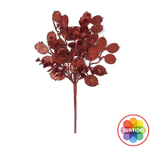 Adorno Holiday Time Pick Brillante Rojo - 27 cm