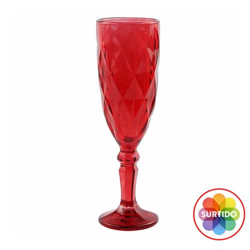 Copa Holiday Time para champagne de vidrio