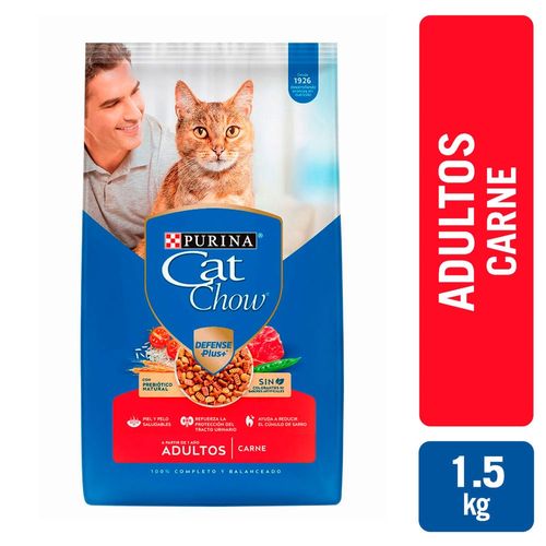 Alimento para gatos Purina Cat Chow adulto carne - 1.5 kg