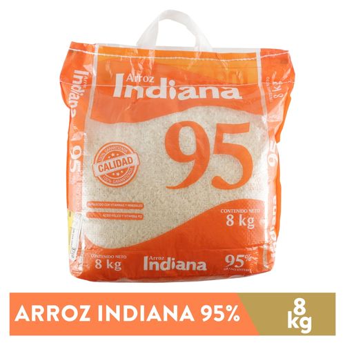 Arroz Indiana 95% grano entero - 8 kg