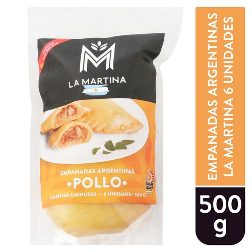 Emp Arg Pollo 6 U La Martina 500 Gr Ea